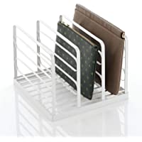 mDesign Expositor de plástico para bolsos de mano – Prácticos soportes para carteras- monederos- billeteros- etc…
